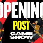 Canucks POST GAME SHOW. Opening Night vs the Flames.