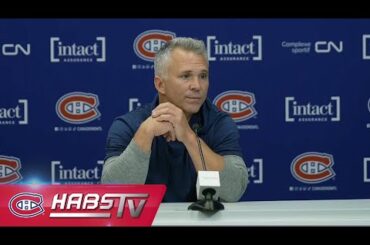 St-Louis addresses the media at practice | FULL PRESS CONFERENCE
