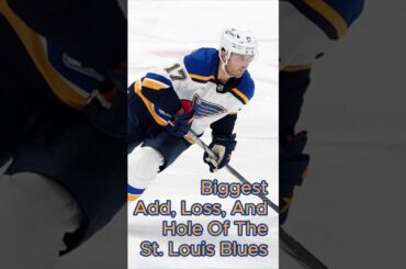 St Louis Blues Biggest Add, Loss, And Hole. Comment your picks below #nhl #stlouisblues