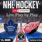 🏒 LIVE: Toronto Maple Leafs vs Detroit Red Wings NHL Play-by-Play, Reactions & Chat