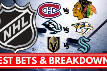 NHL Saturday Best Bets: Canadiens vs Blackhawks | Golden Knights vs Kraken | Mammoth vs Predators |