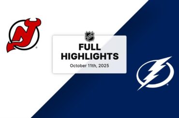 NHL Highlights | Devils vs. Lightning | October 11, 2025