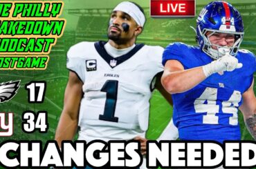 💥The Philly Shakedown Podcast: Eagles Can't Continue This Path | Giants DESTROY Eagles