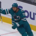 Sharks' Ryan Reaves Takes It Wide And Buries First Goal With New Squad