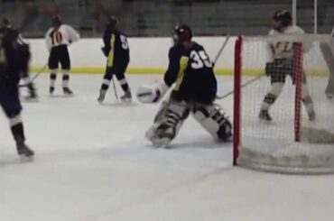 Riley Tuft Scores State Hockey Tournament Winner