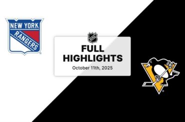 NHL Highlights | Rangers vs. Penguins | October 11, 2025