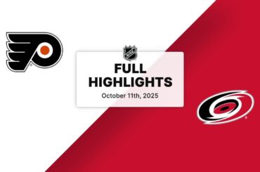 NHL Highlights | Flyers vs. Hurricanes | October 11, 2025