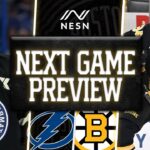 NEXT GAME PREVIEW: Boston Bruins vs. Tampa Bay Lightning - 10/13/2025