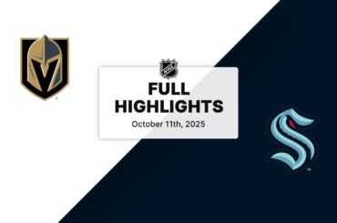 NHL Highlights | Golden Knights vs. Kraken | October 11, 2025
