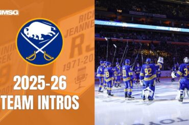 2025-26 Buffalo Sabres Team Introductions | Buffalo Sabres