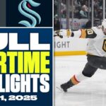 Vegas Golden Knights At Seattle Kraken | FULL Overtime Highlights - October 11, 2025