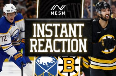 INSTANT REACTION - Bruins Take Down Sabres in 3-1 Win