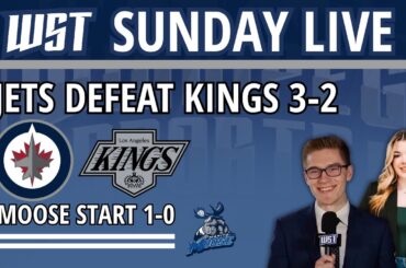 Winnipeg Jets defeat LA Kings 3-2 + Manitoba Moose Season Begins | WST Sunday Live
