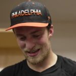 10/11 PHI vs. CAR Postgame: Travis Sanheim