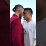 Walker and Mingyang see each other for the first time! 🔥 #ufcshanghai