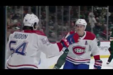 Brendan Gallagher first Goal vs MIN November 2nd, 2017