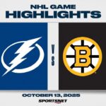 NHL Highlights | Lightning vs. Bruins - Oct 13, 2025