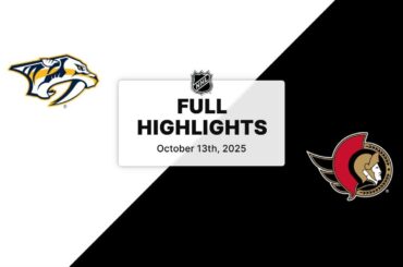 NHL Highlights | Predators vs. Senators | October 13, 2025