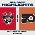 NHL Highlights | Panthers vs. Flyers - October 13, 2025