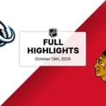 NHL Highlights | Mammoth vs. Blackhawks | October 13, 2025