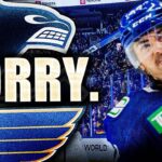 THE CANUCKS ARE FALLING APART… ELIAS PETTERSSON JUST MADE IT WORSE + QUINN HUGHES BLUES