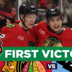 Chicago Blackhawks Get FIRST WIN Over Utah & Spencer Knight Shines! | CHGO Blackhawks POSTGAME