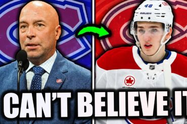 The Canadiens Signed Lane Hutson For WHAT?!?!?!