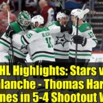 NHL Highlights: Stars vs Avalanche - Thomas Harley Shines in 5-4 Shootout Win