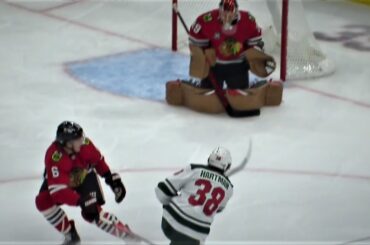 Ryan Hartman With A Snipe Job On Fleury Opens The Scoring In Chicago