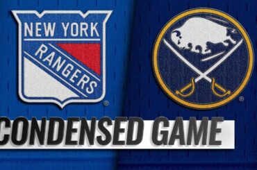 10/06/18 Condensed Game: Rangers @ Sabres