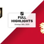 NHL Highlights | Golden Knights vs. Flames | October 14, 2025