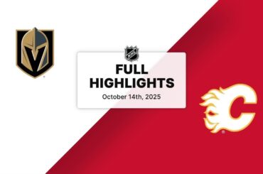NHL Highlights | Golden Knights vs. Flames | October 14, 2025