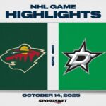 NHL Game Highlights | Wild vs. Stars - October 14, 2025