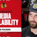 "There's no line other than you stand up for yourselves." | Nick Foligno Postgame 10.11.26