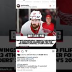 Filip Hronek traded to the Vancouver Canucks for a 1st round and 2nd round pick