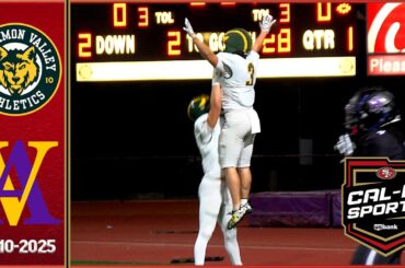 San Ramon Valley at Amador Valley Football | HIGHLIGHTS (10/10/25)