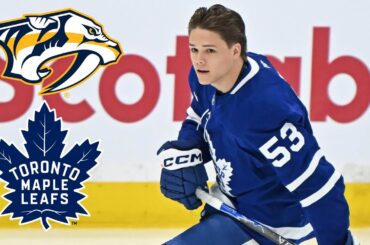 Toronto Maple Leafs vs Nashville Predators October 14 25 w/Superbman