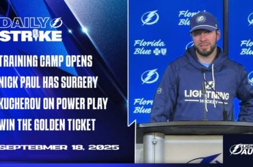 Lightning Open Training Camp Today, Nick Paul To Miss Time & Stadium Series Tickets Go On-Sale