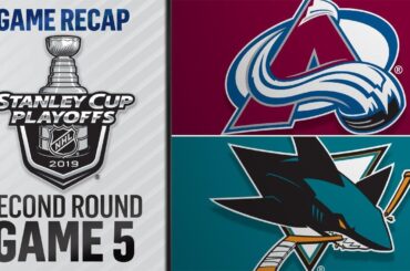 Hertl scores twice to lead Sharks to Game 5 win