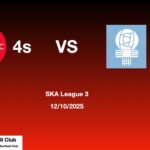 Edinburgh City 4 vs Glasgow 4 - SKA League 3 - 12/10/2025