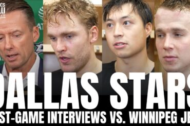 Mikko Rantanen, Jason Robertson, Nils Lundkvist & Glen Gulutzan Recap Stars Opening Win vs. Winnipeg