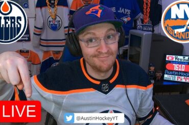 EDMONTON OILERS VS NEW YORK ISLANDERS LIVE | FAN REACTION & COMMENTARY