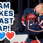 Cam Atkinson Takes FINAL LAP As A Blue Jacket! 🥹💙❤️