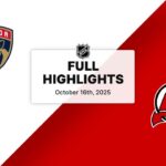 NHL Highlights | Panthers vs. Devils | October 16, 2025