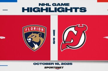 NHL Highlights | Panthers vs. Devils - October 16, 2025