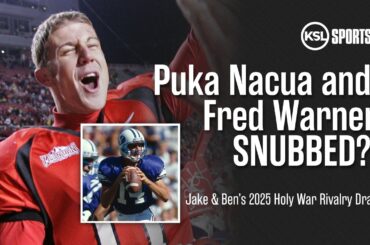 🏈 Best BYU vs Utah Players of All Time | Jake & Ben’s Rivalry Week Draft | KSL SportsZone