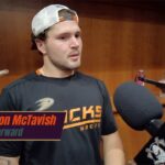 Mason McTavish, Leo Carlsson react pace of Carolina Hurricanes in 4-1 loss | Ducks Postgame