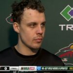 JOEL ERIKSSON EK PostGame Interview | Minnesota Wild vs Carolina Hurricanes