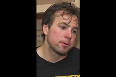 Charlie McAvoy Speaks After 6-5 Loss Against Golden Knights