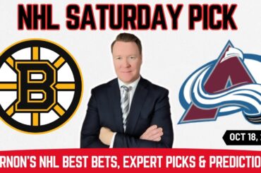 Boston Bruins vs Colorado Avalanche - NHL Pick l Saturday 10/18/25 l Vernon’s Best Bets & Picks